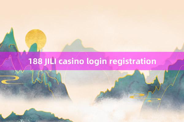 188 JILI casino login registration