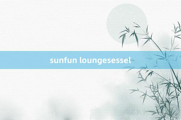 sunfun loungesessel